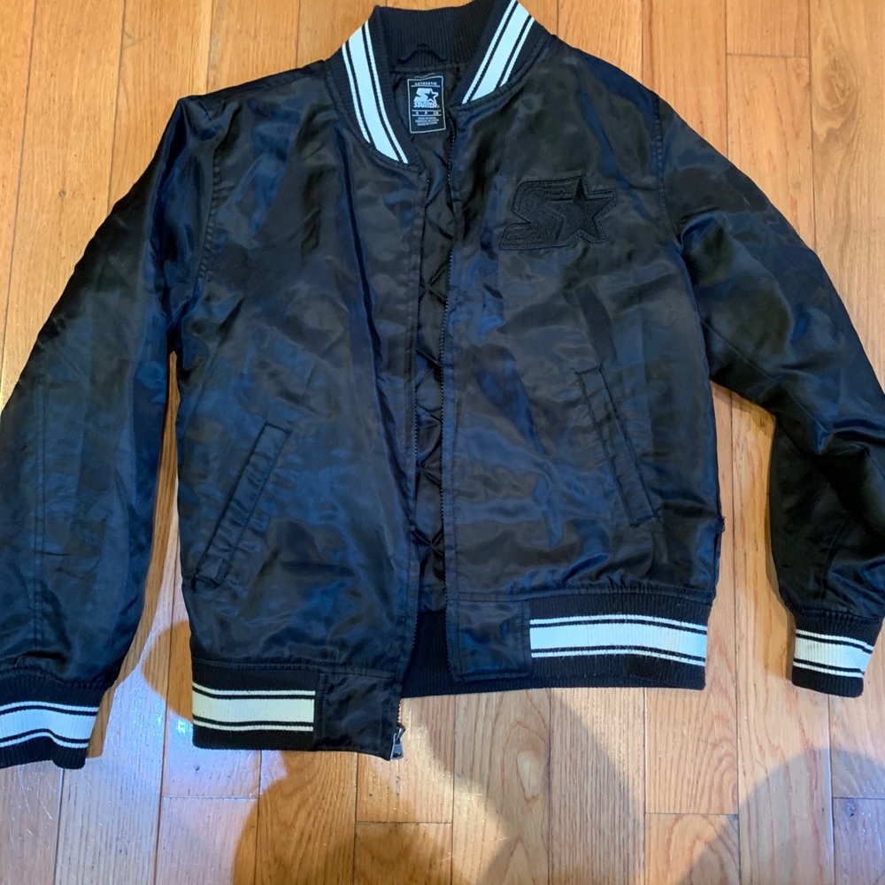 Black bomber jacket